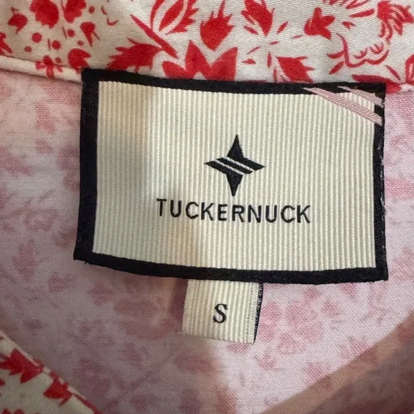 Tuckernuck Small Vermillion Ditsy Royal Shirt Dress Floral Boho Button Up - Picture 11 of 11